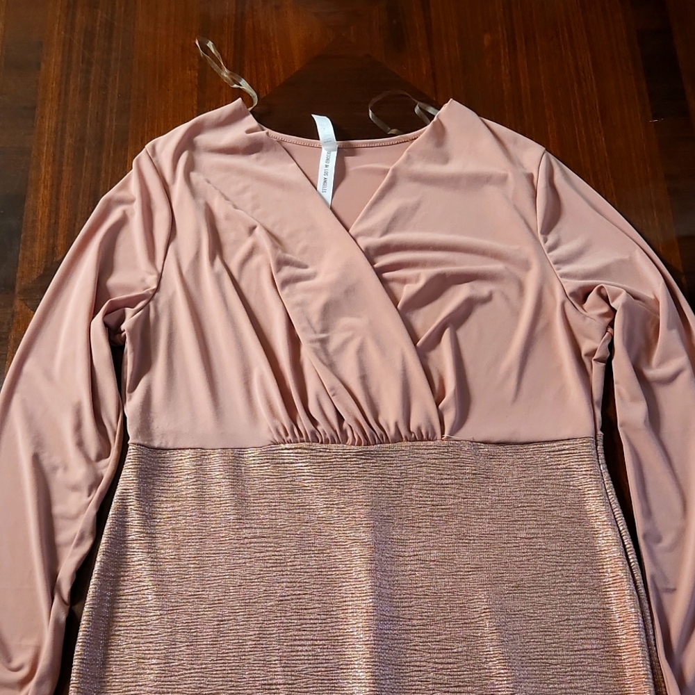 Rose gold dress